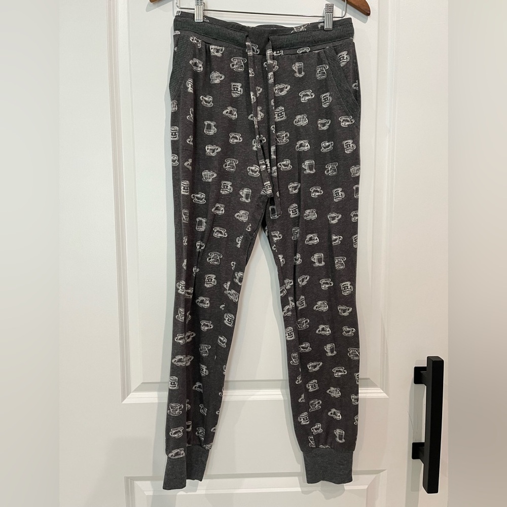 Joyspun Gray Coffee Patterned Lounge Pants